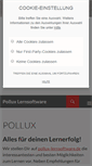 Mobile Screenshot of pollux-lernsoftware.de